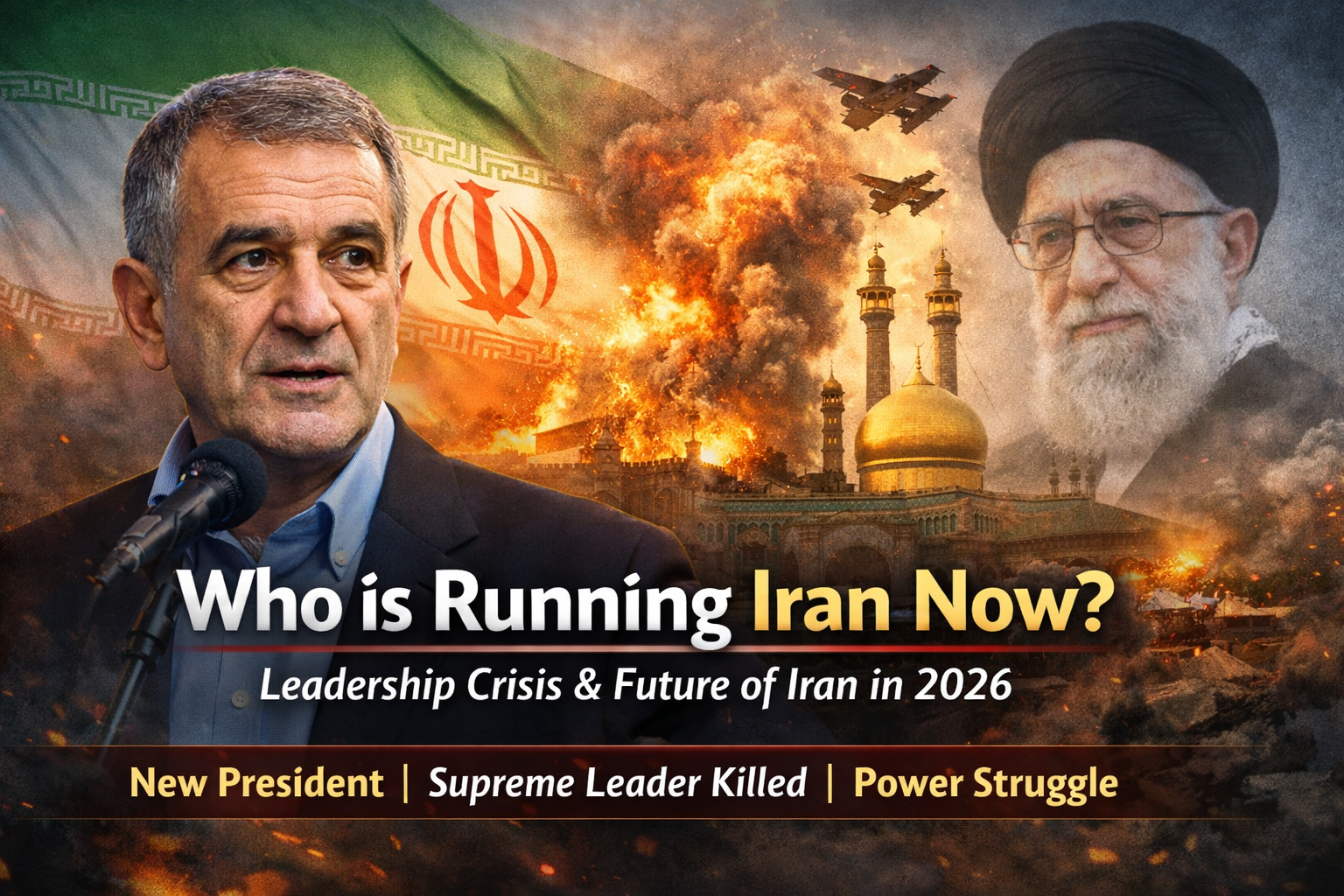 Who Is Running Iran Now? — The Current President, the Succession Crisis, and the Future of Iran’s Leadership in 2026