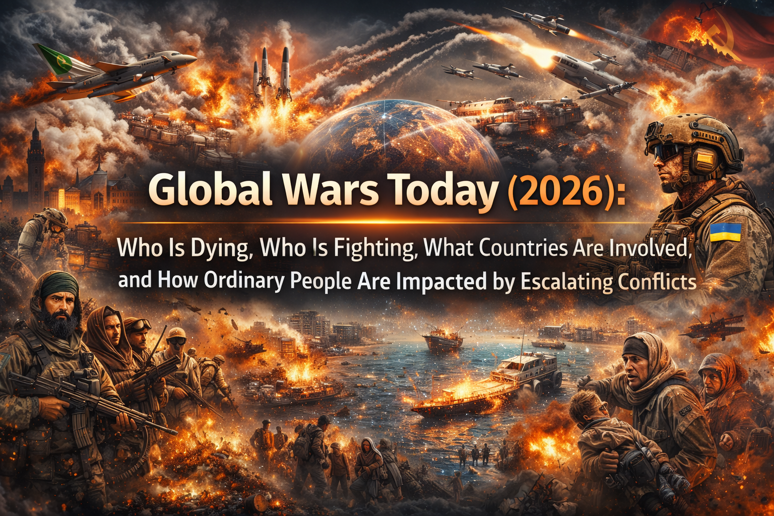 Global Wars Today (2026): Who Is Dying, Who Is Fighting, What Countries Are Involved, and How Ordinary People Are Impacted by Escalating Conflicts