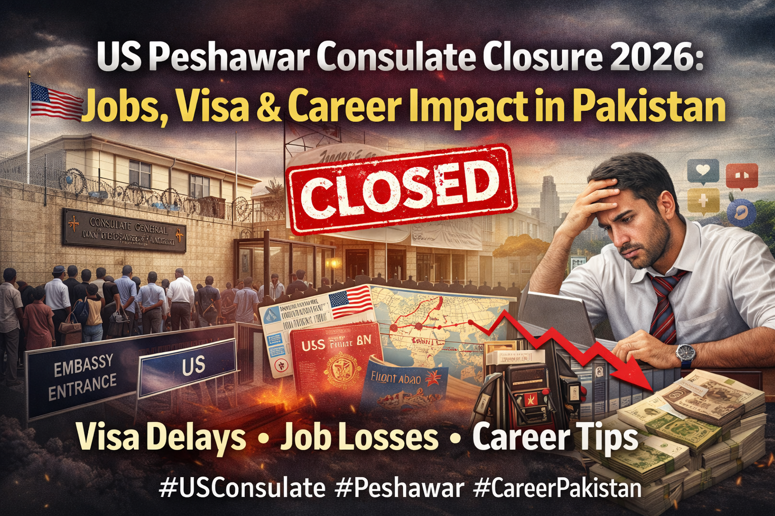 US Peshawar Consulate Closure 2026: Jobs, Visa & Career Impact
